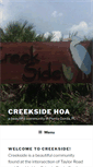 Mobile Screenshot of creeksidehoa.com